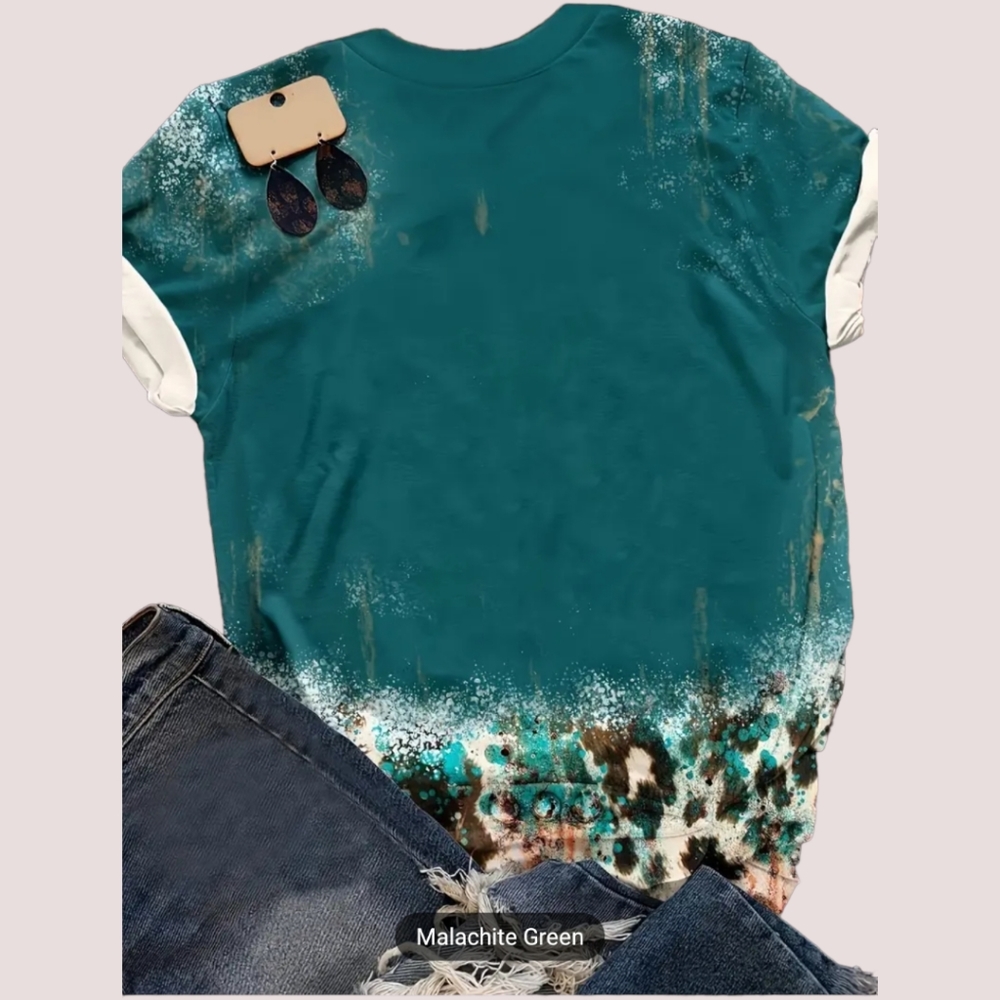 👯 Some of Y'alls Cornbread Ain't Done In The Middle Malachite Green Graphic Tee - Picture 2 of 6